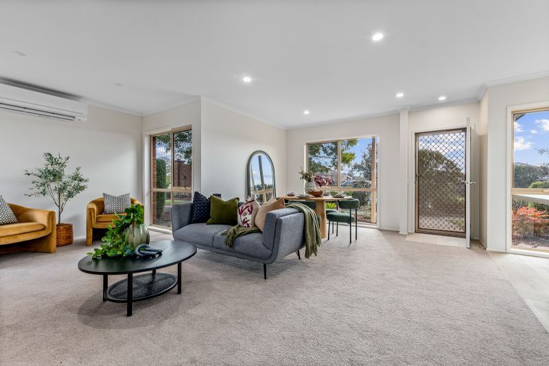 Rare north-facing corner home with garden views