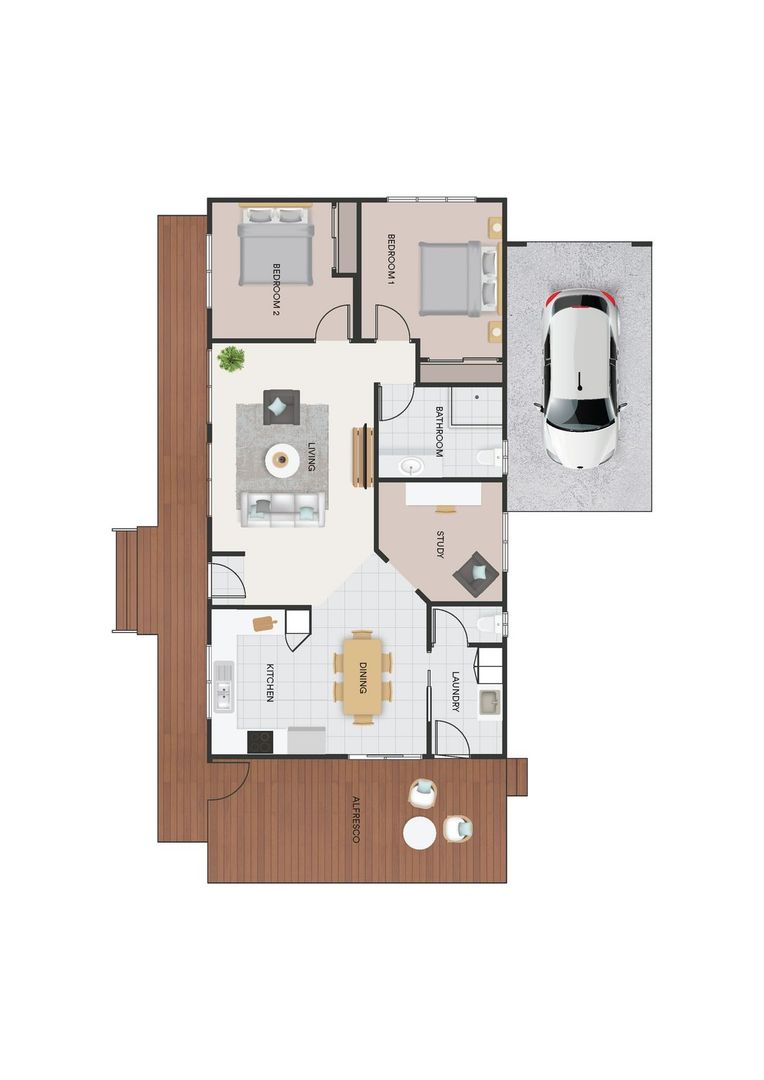 Lifestyle Communities Seasons - Charming ranch-style home