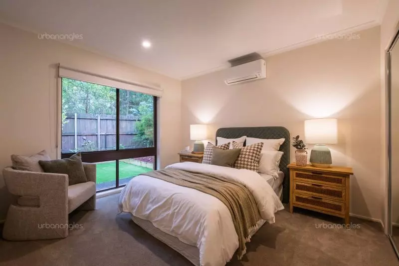 Exclusive two-bedroom villa featuring a pristine backyard