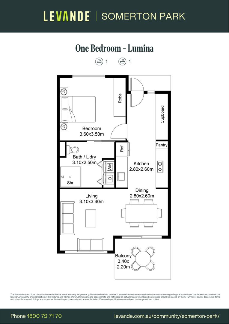 One Bedroom | Apartment 104L