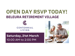 Come join us for our Open Day at Beleura Retirement Village, Mornington!