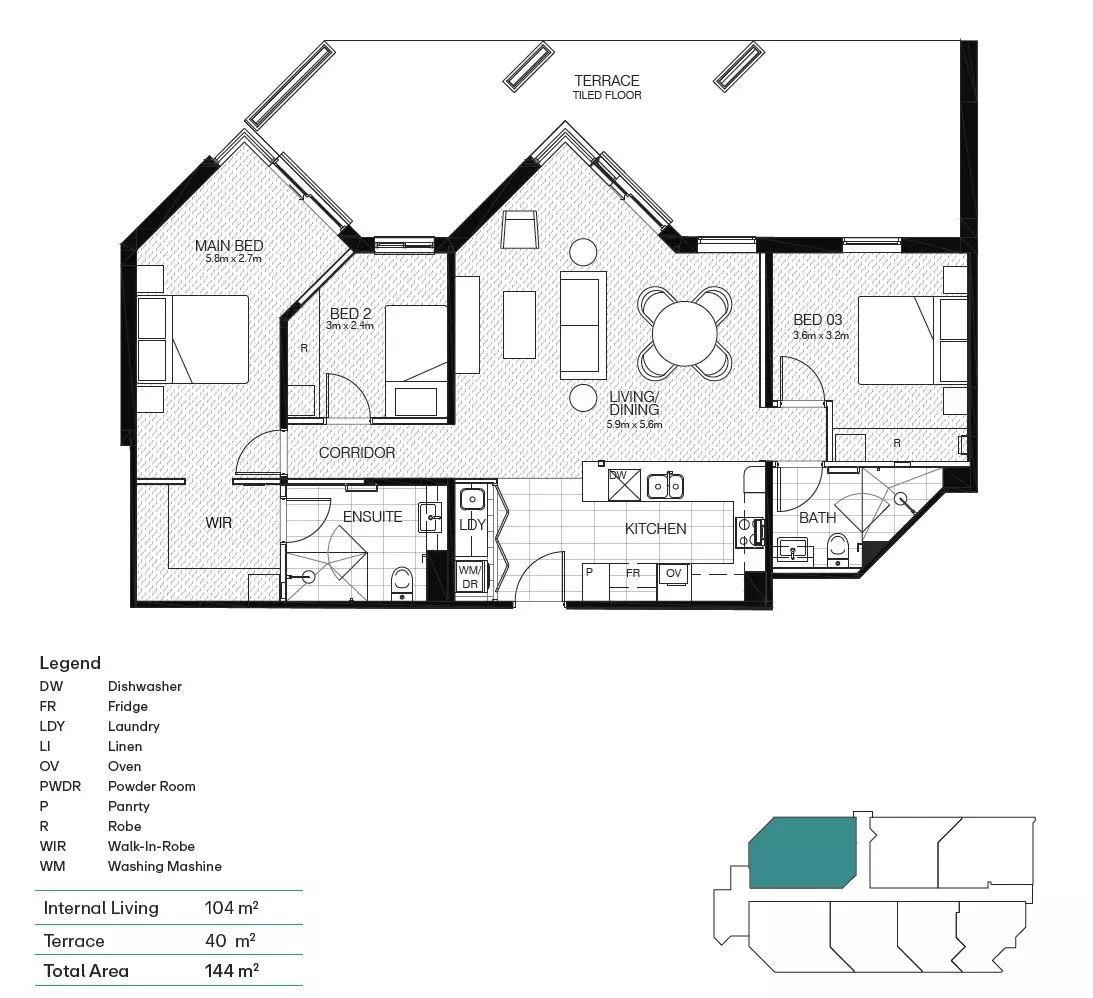 Last Remaining Ground Floor Three-Bedroom 