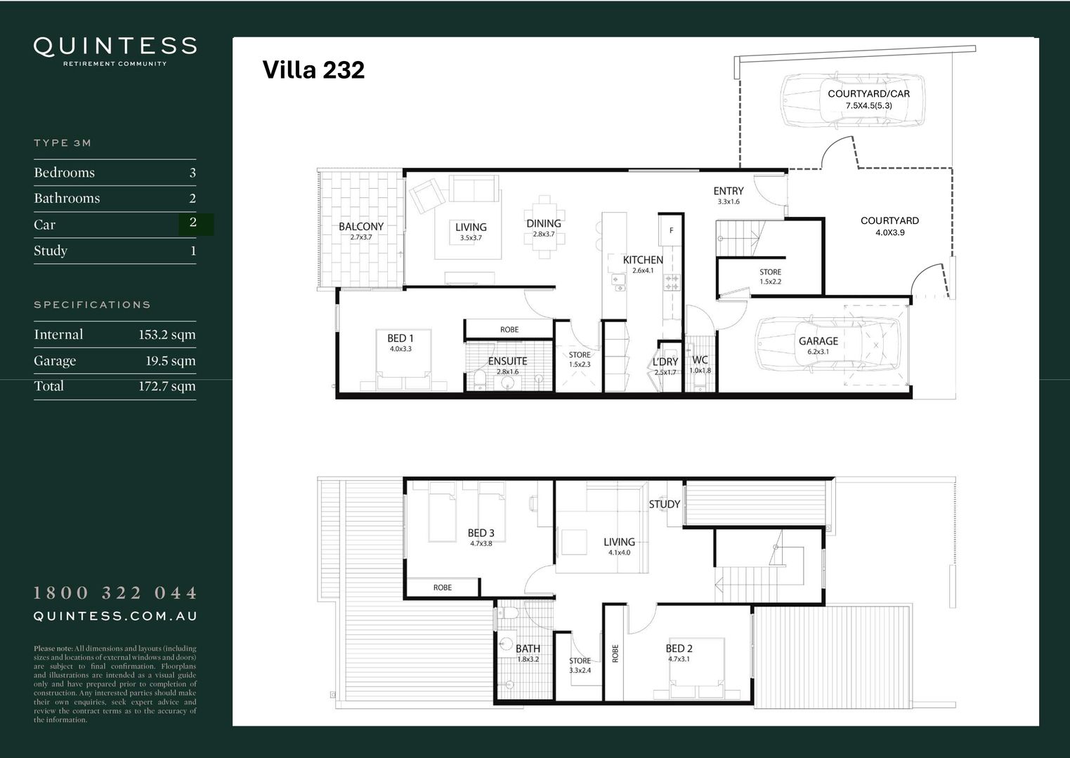 New Listing - Unique 3 Bedroom, 2 Car Villa - Villa 232