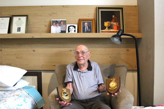 A unique Remembrance Day for Moreton Shores centenarian