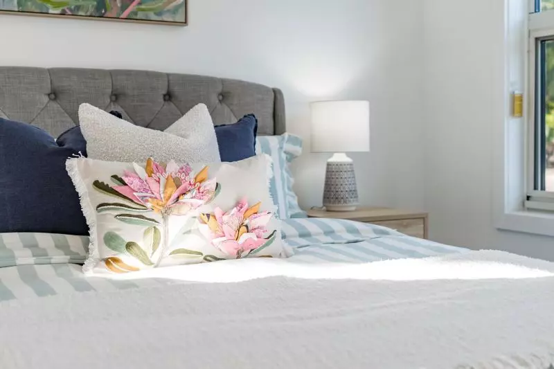 light-filled 2 bed home with skillion roof