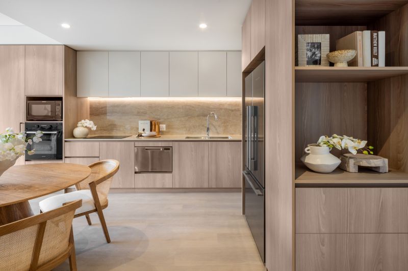 Luxe open-plan 1-bedroom apartment