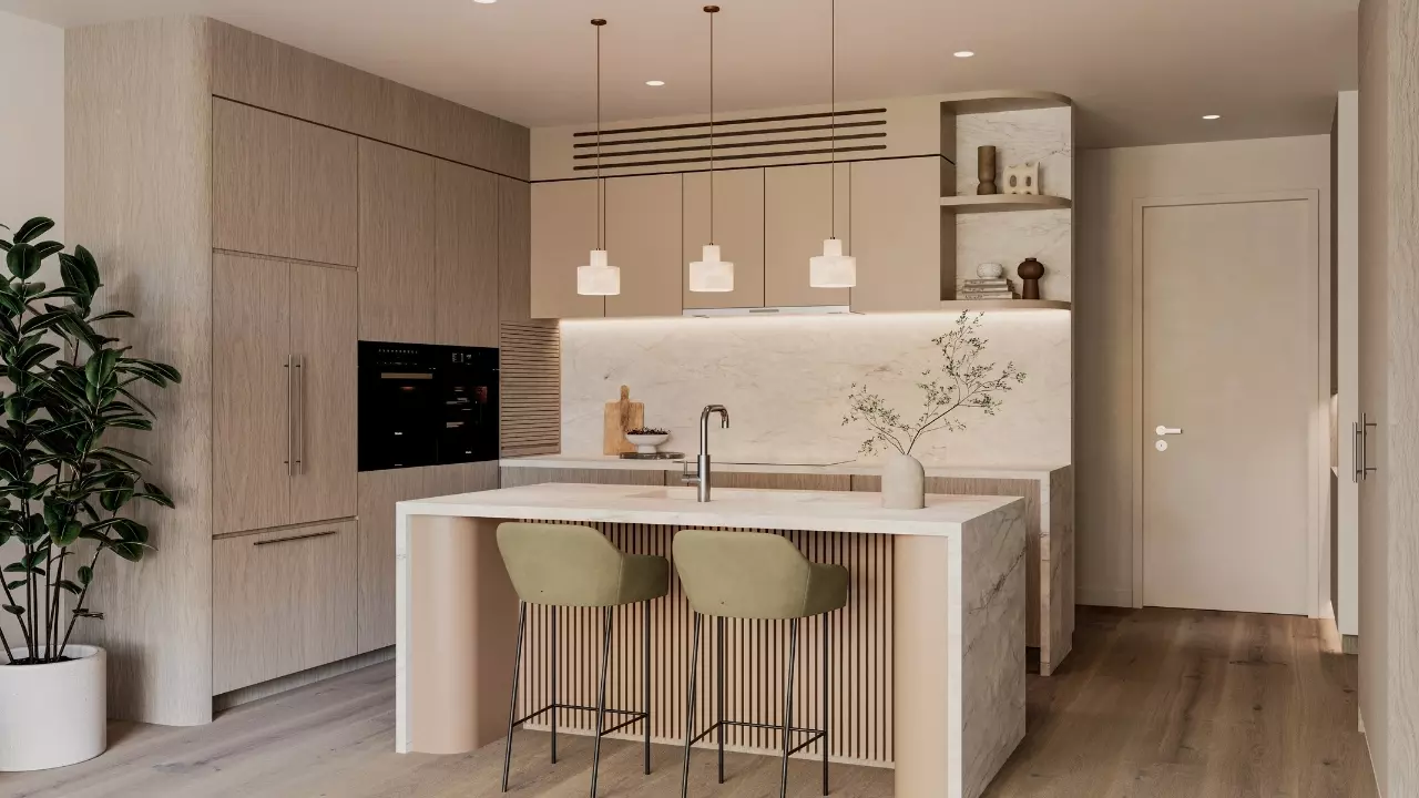 Apartment 11 | Two Bedrooms + Full Study with No Common Walls