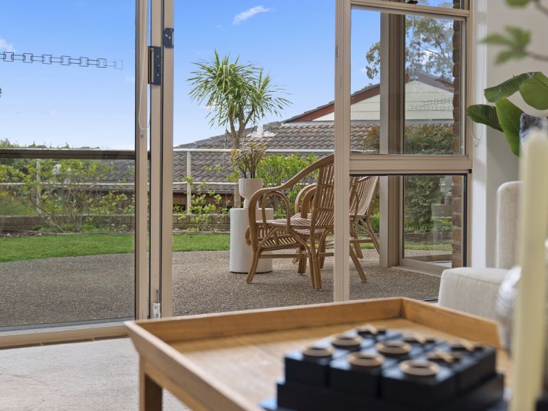 Spacious ground floor villa with garden outlook