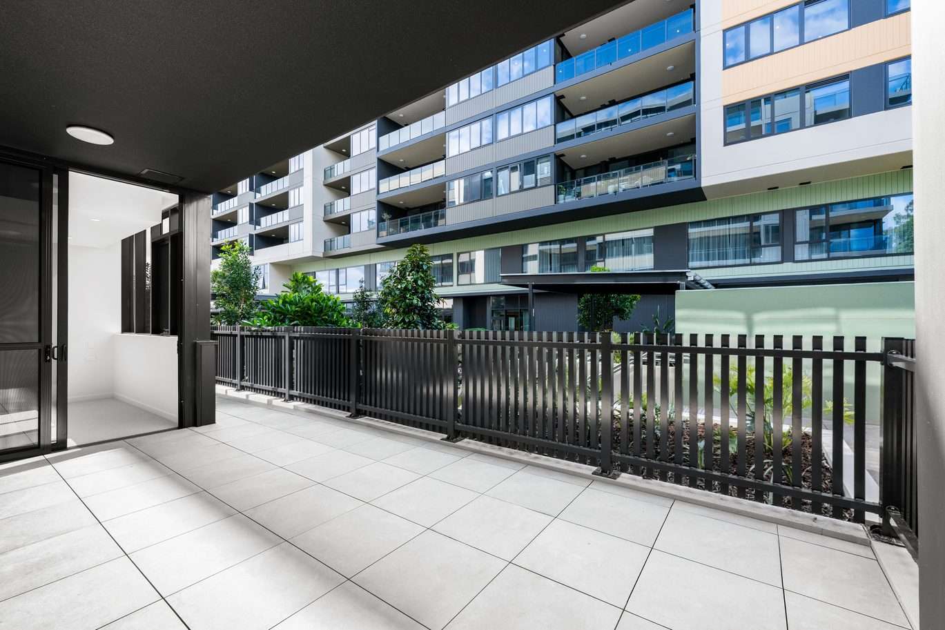 A rare north-facing ground floor terrace with exceptional light