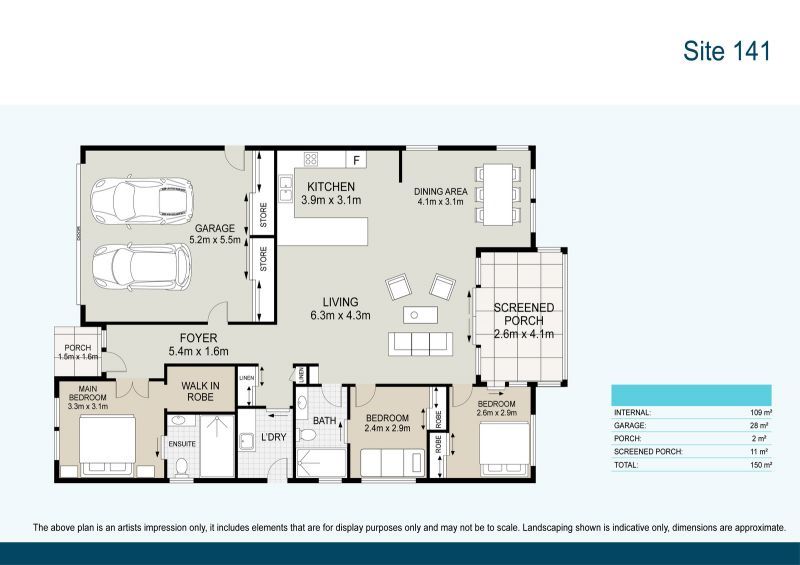 Modern Three Bedroom Haven