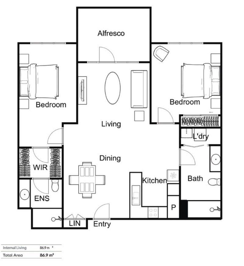 Refurbished Living Spaces and Top Location