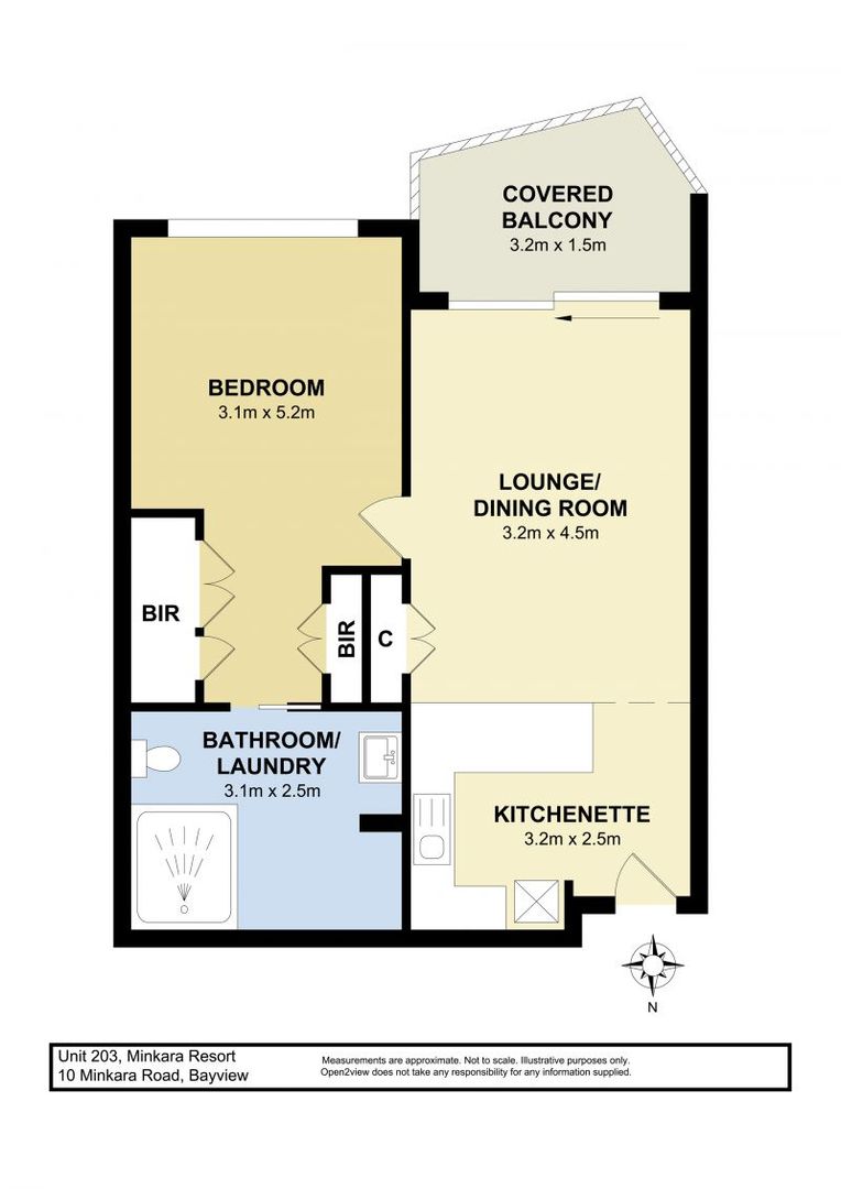 Beautiful ground-floor one-bedroom apartment