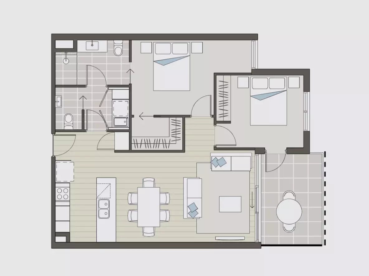 Apartment 211 at The Healey