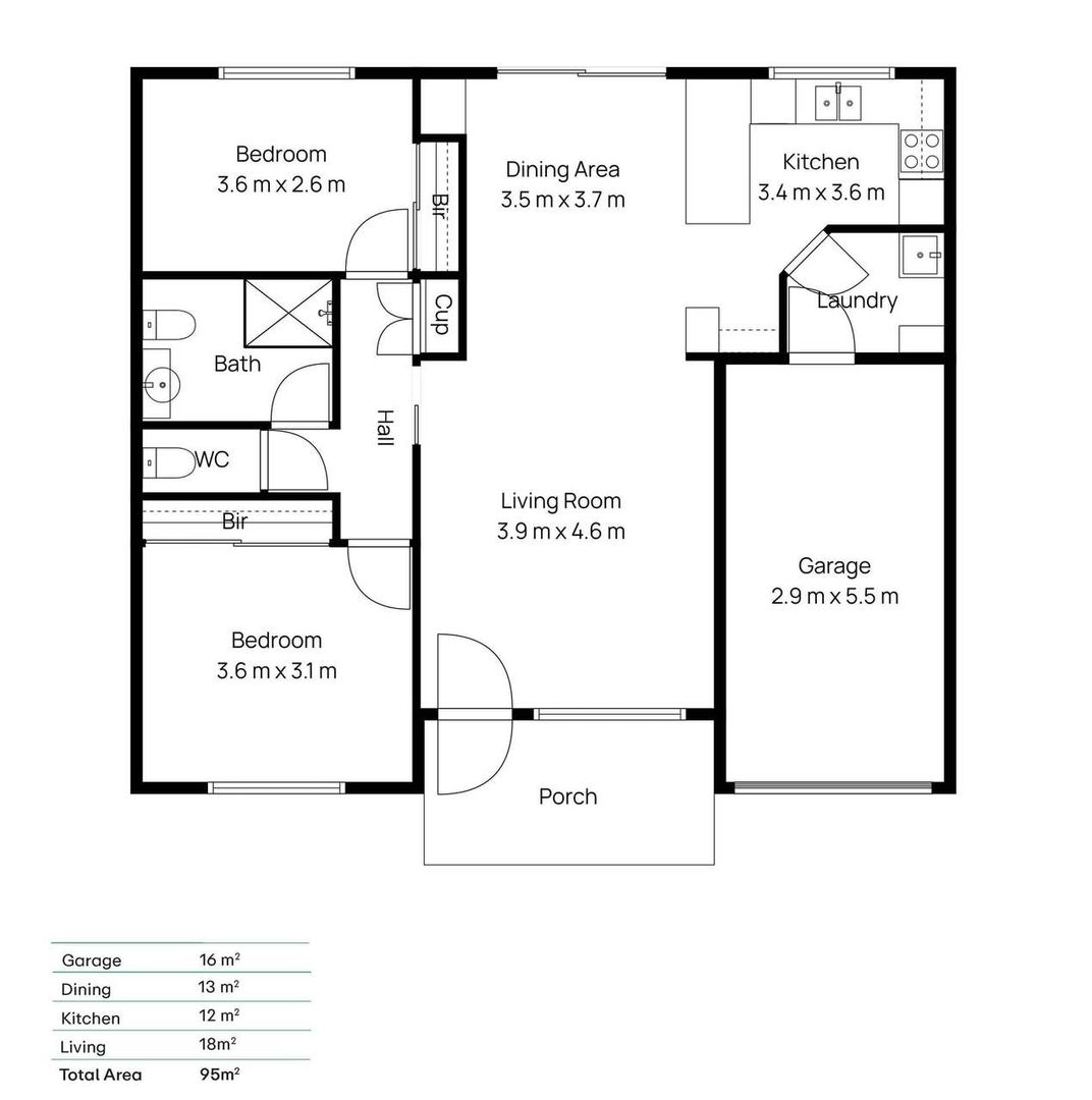 Corner Position with Private Courtyard