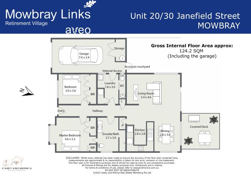 Two bedroom unit overlooking Mowbray Golf Course