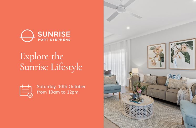 Explore the Sunrise Lifestyle
