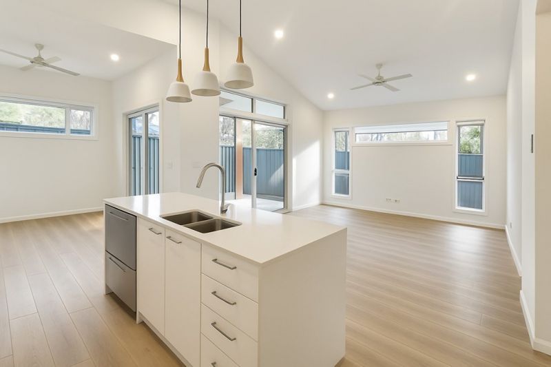 Corner block facing bush