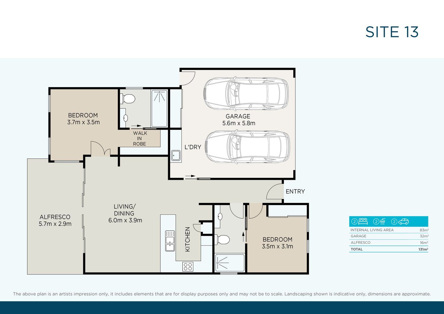 Stunning Two Bedroom Home – Only One Neighbour!