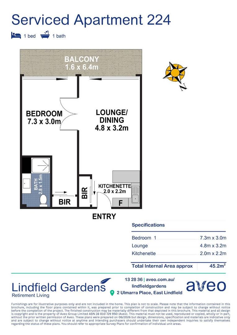 A serviced apartment surrounded by garden greenery