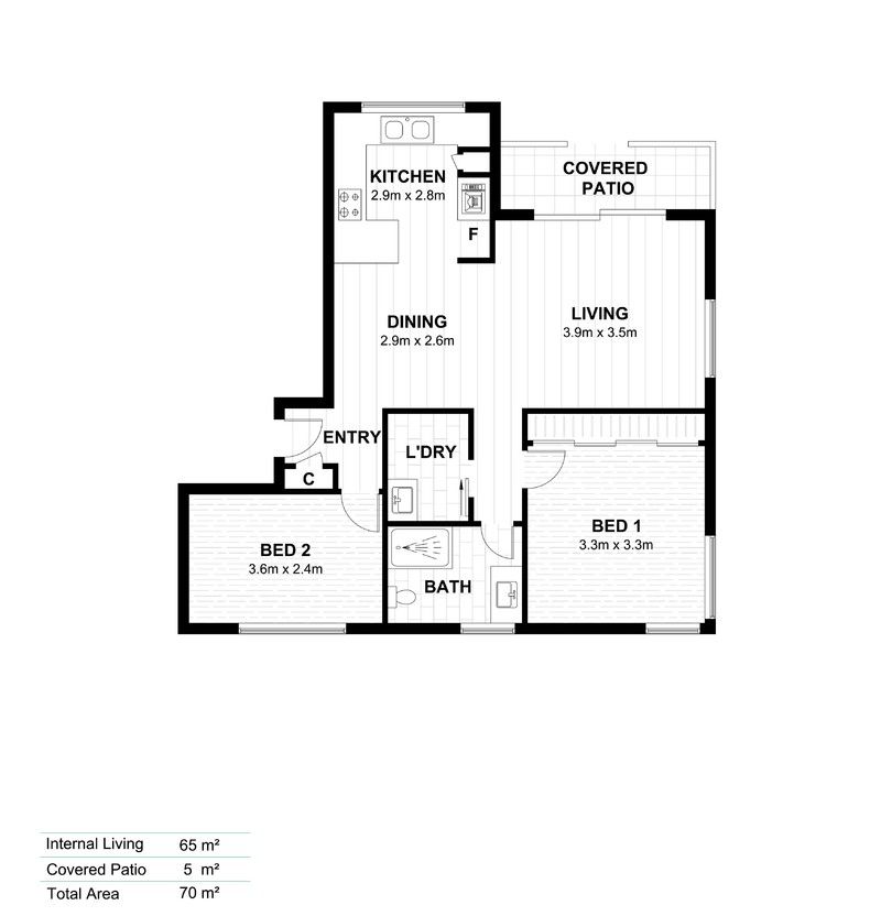 Modern, Northerly Aspect and Level Access