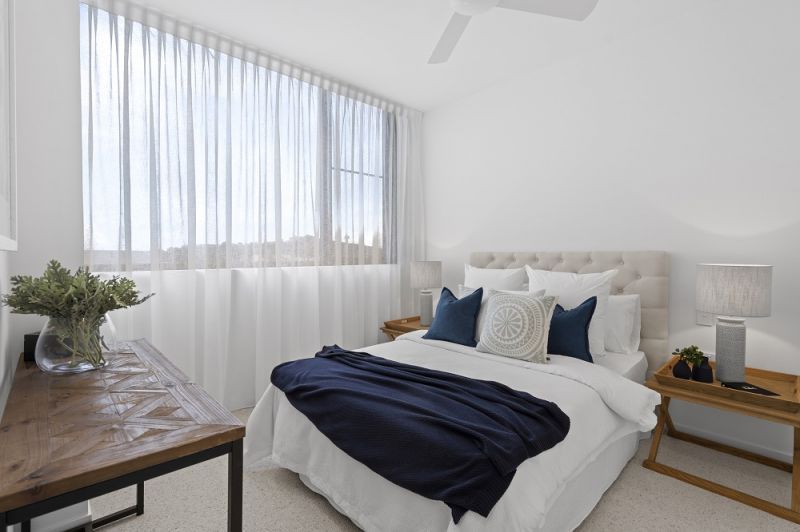 Bright and spacious, two-bedroom apartment with scenic views