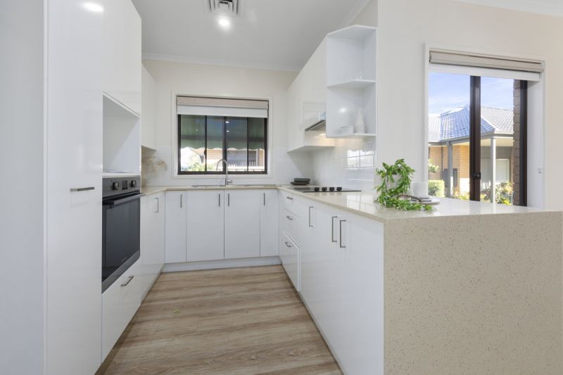 North-facing home with rustic allure!