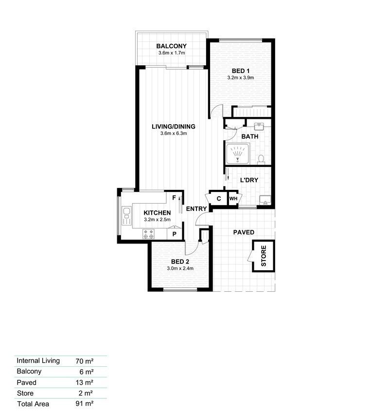 Immaculate Two-Bedroom Retreat – Fully Renovated and Move-In Ready