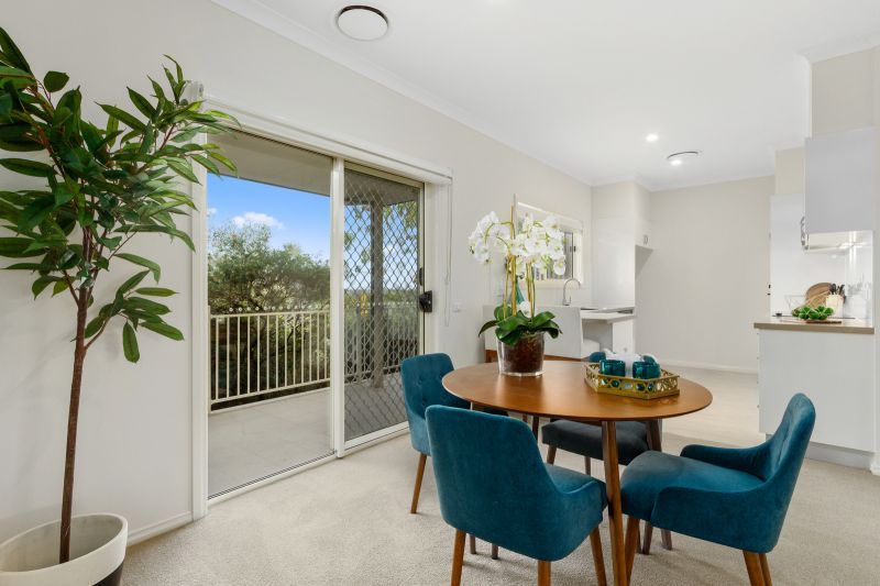 Modern villa near village entrance