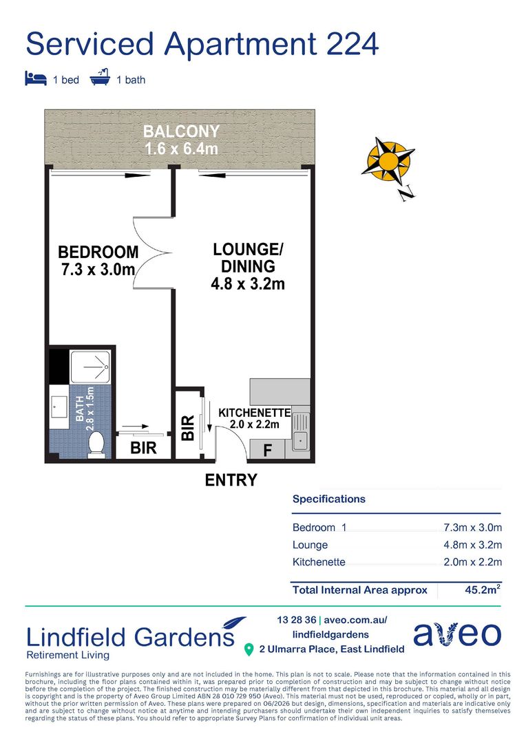 A serviced apartment surrounded by garden greenery