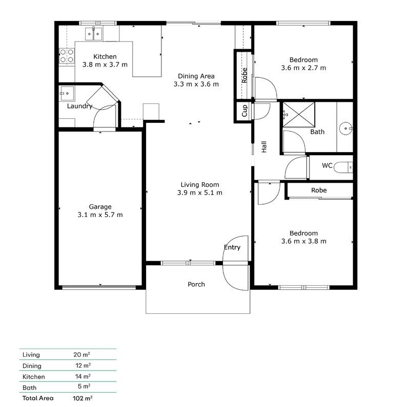 Refreshed Unit with Sweet Garden in Leafy Village Court