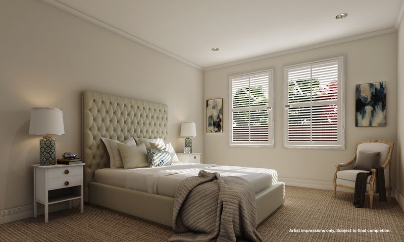 Spacious, light-filled living at Plantations