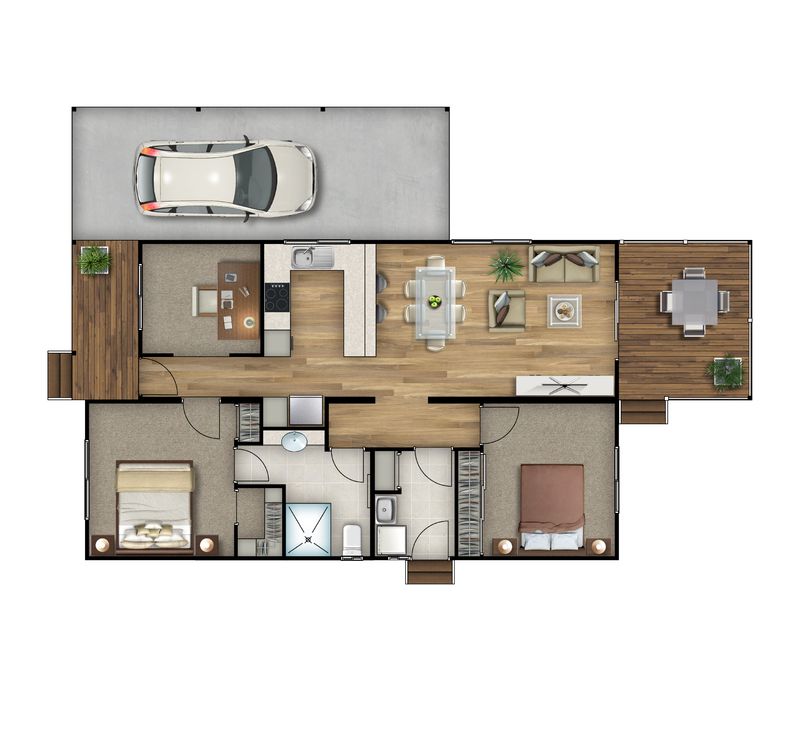 Modern Two bedroom Gem for over 55s living