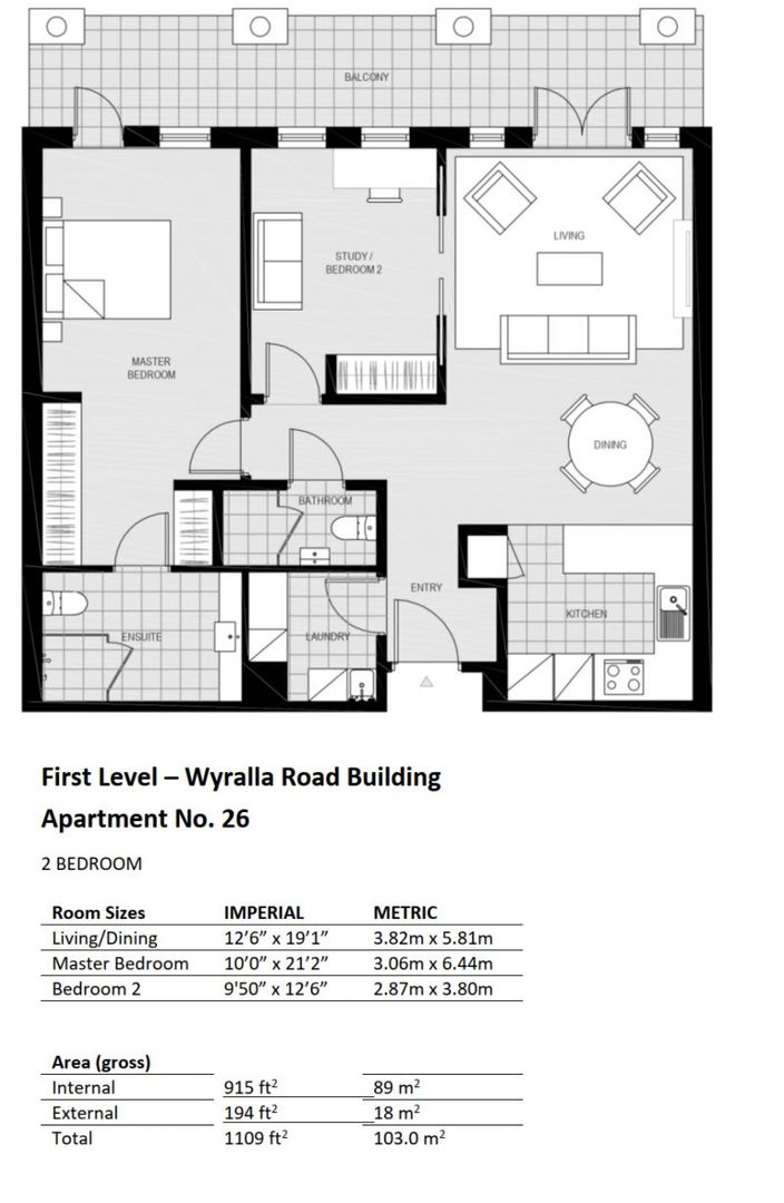 North-Facing with Garden Views & Spacious Balcony