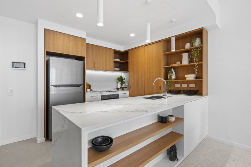 Bright and spacious, two-bedroom apartment with scenic views