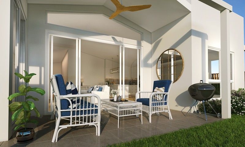 Spacious, light-filled living at Plantations