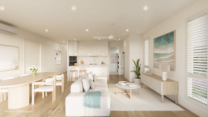 Step into the Kai - a thoughtfully designed home that blends relaxed coastal charm with practical modern living.