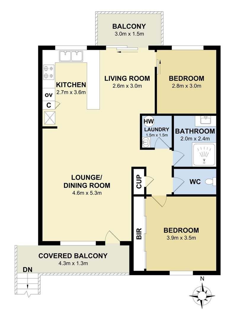 Open Plan Living with Views