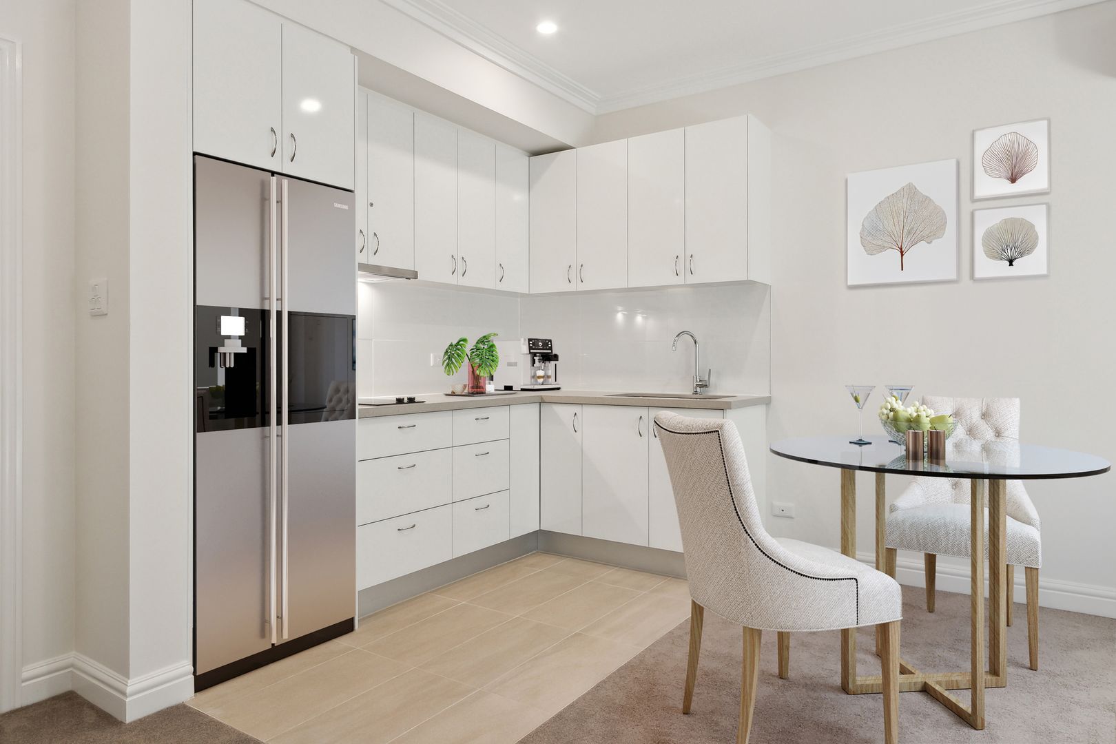 Delightful one-bedroom apartment on the ground floor
