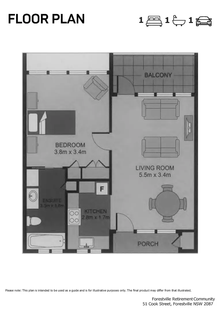 One Bedroom Villa - For Sale $530,000