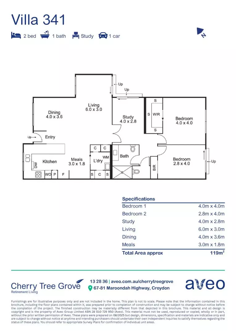 Beautifully refurbished two-bedroom plus study