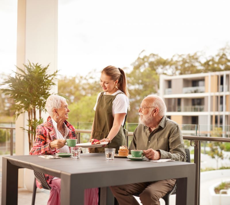 North-facing, ground-floor apartment with direct courtyard access and garden views