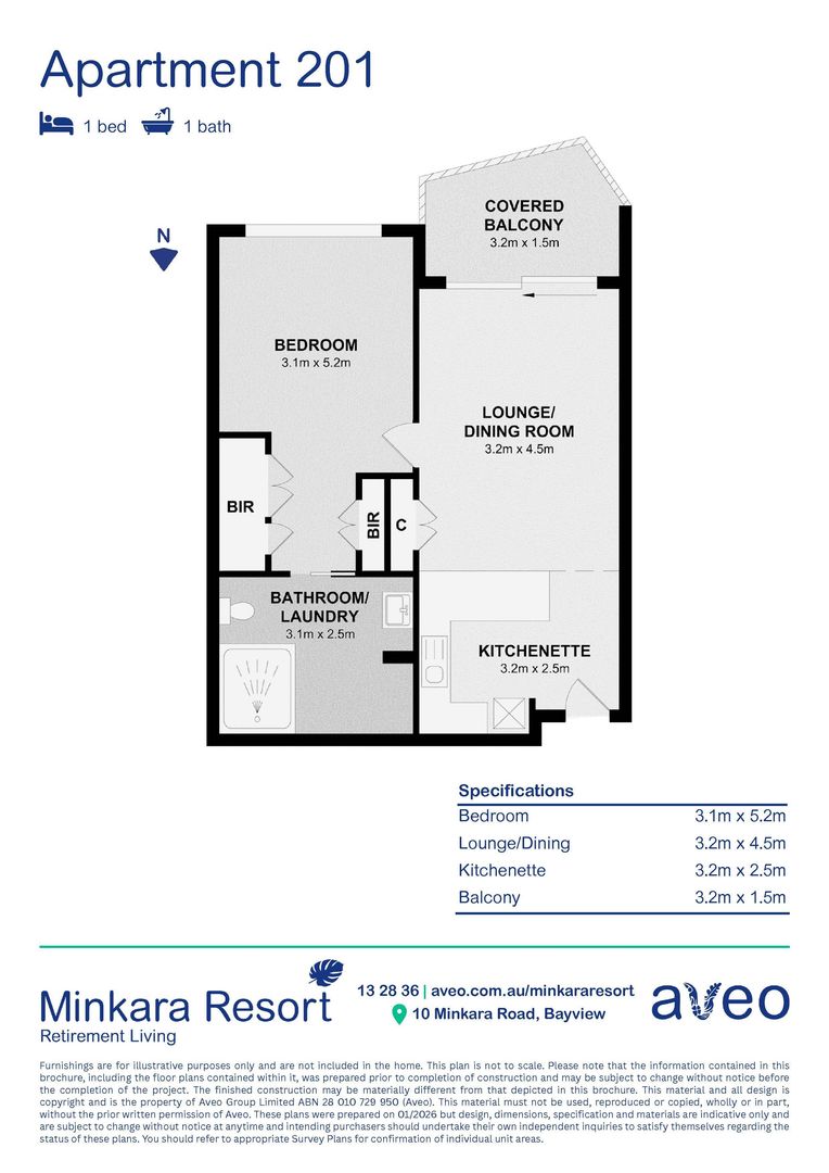 Charming ground-floor one-bedroom apartment