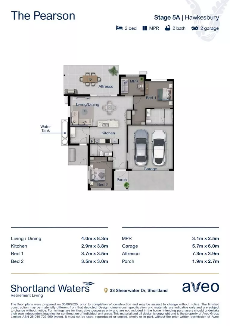 Sought-after 'Hawkesbury' villa design