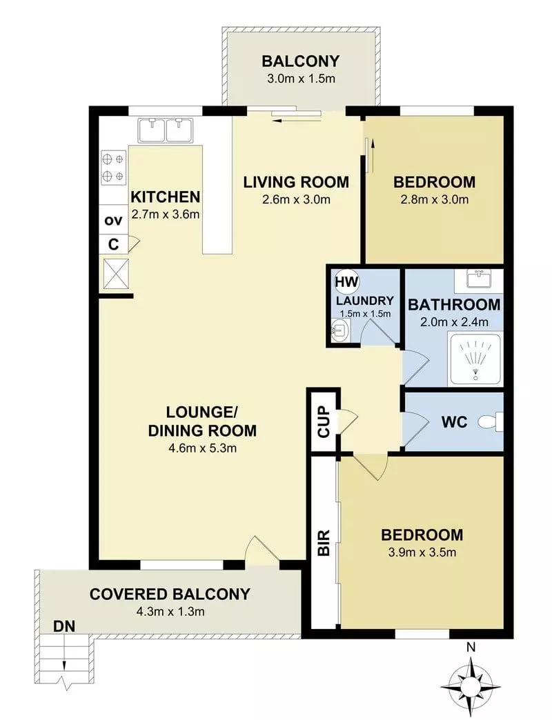 Open Plan Living with Views