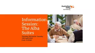 You're invited:  Aged Care information morning tea