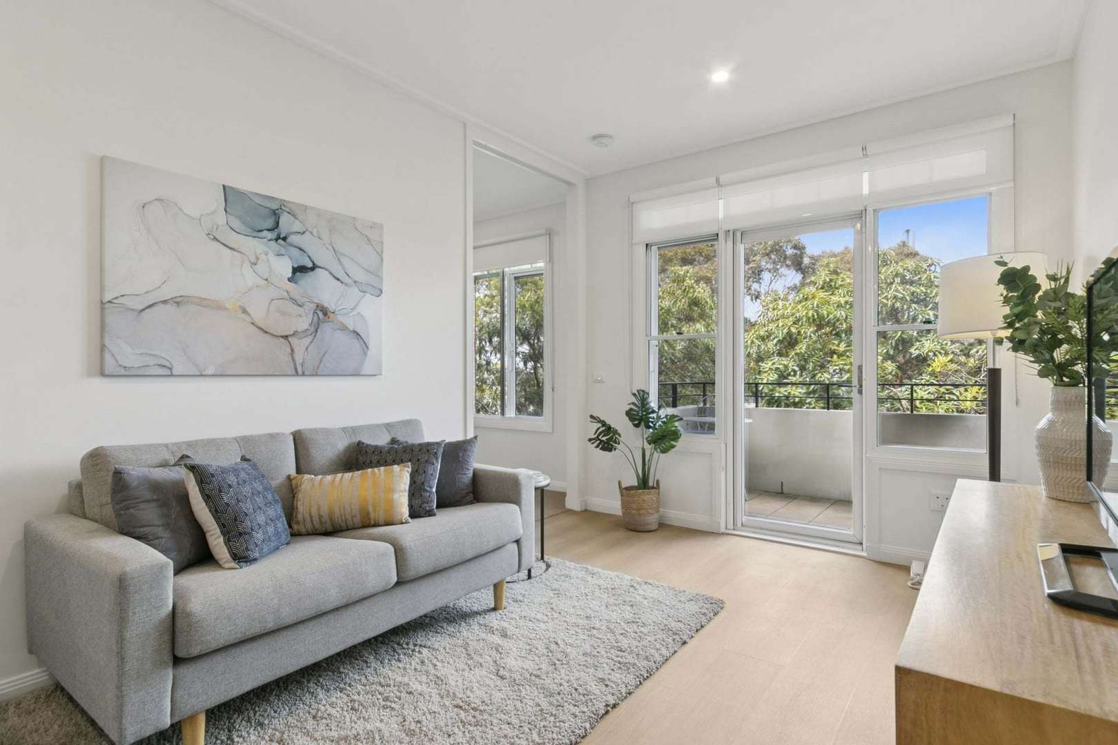 Freshly Renovated with Leafy Balcony Views