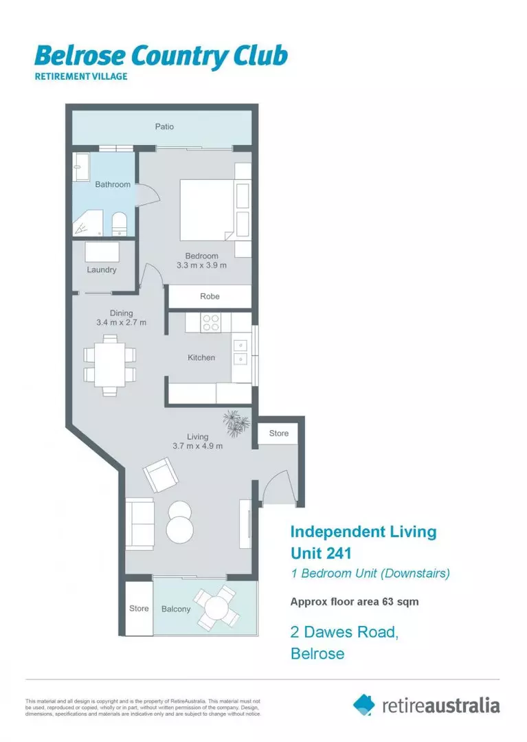 Perfectly maintained ground floor unit, with just a stroll to the main clubhouse and facilities