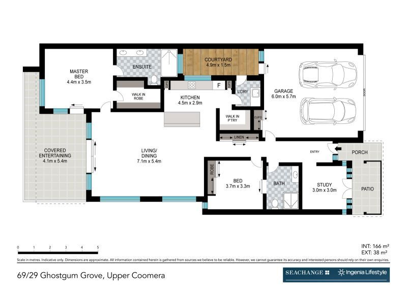 Natural Haven - Two Bedroom Home with Study 
 & Stunning Garden Views