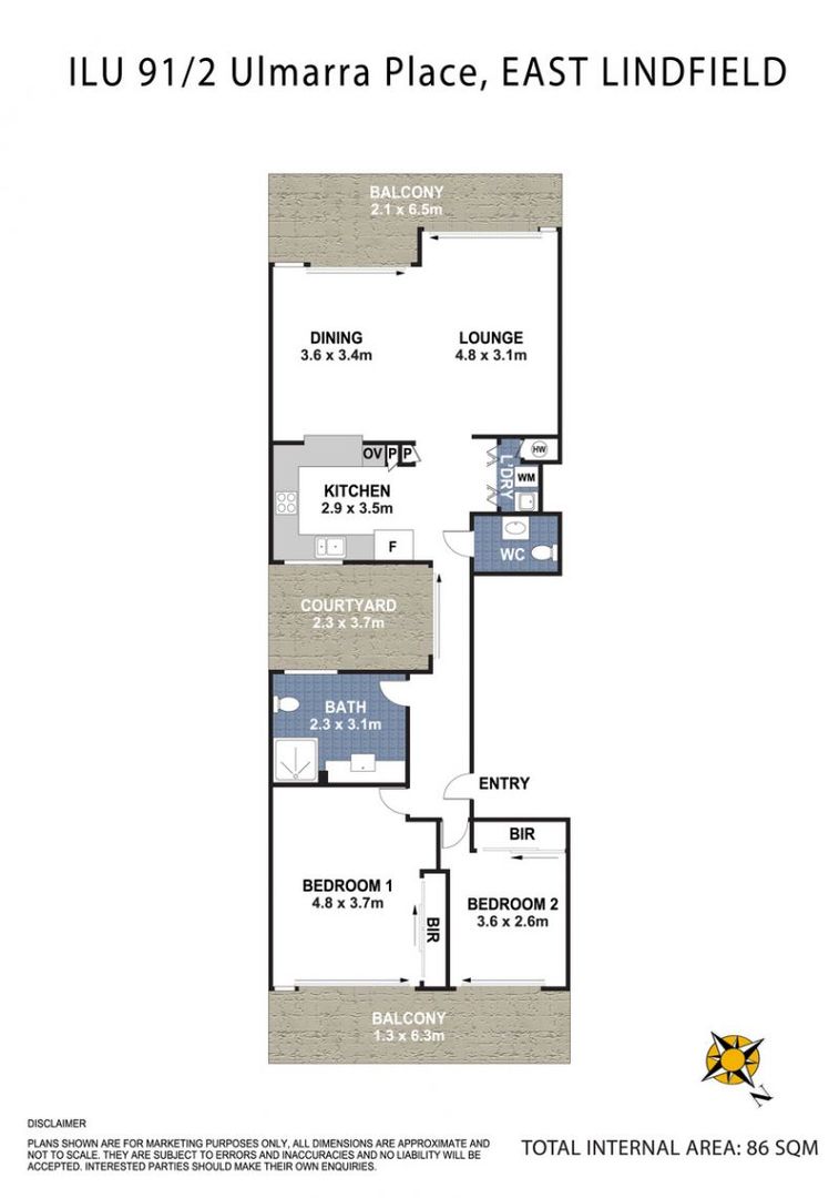 Ground-floor unit with bush views