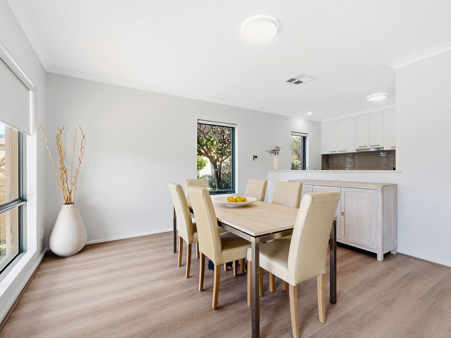 Renovated corner villa with bowling green views